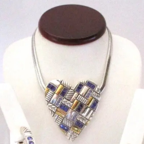 Brighton "ROYAL TAPESTRY HEART" Necklace - Picture 3 of 6